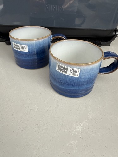 Denby blue haze small ridged - blue,