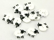 Dill Sheep Buttons Black &