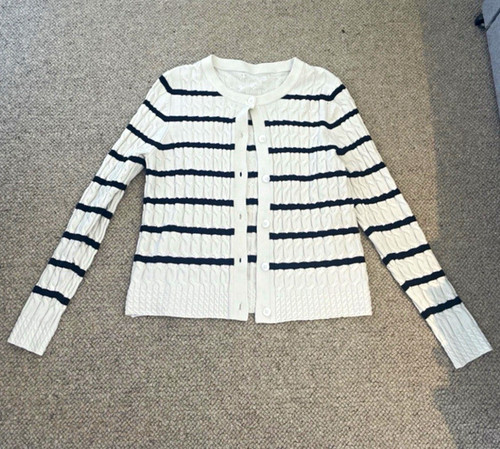 Cable knit striped - cable,