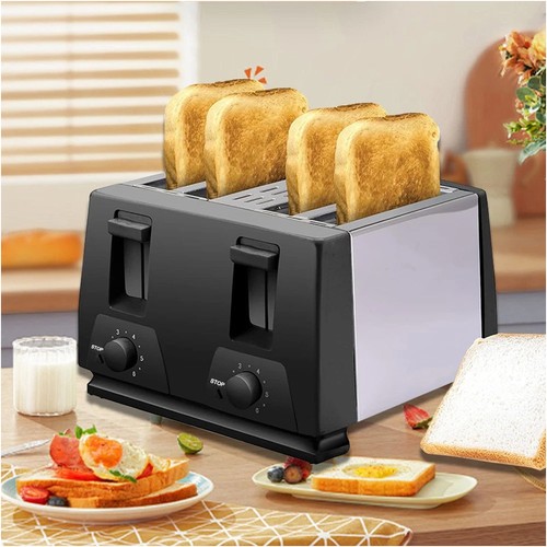 Black toaster slice - black, 4