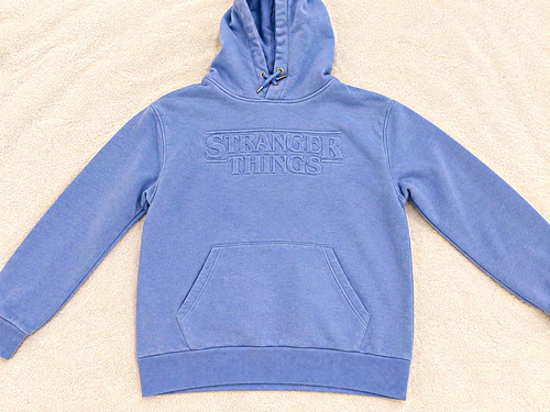 Stranger things hoodie blue - stranger, hoodie,