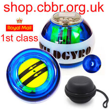 Self-Start Gyroscope Exercise Ball Dual Gyroscope Wrist Arm Muscle LED + COUNTER