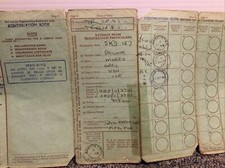 CLASSIC VINTAGE RF60 MORRIS VAN 1955 GREY LOGBOOK MEMORABILIA