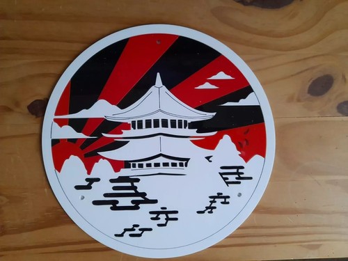 Japanese wall art plaque - art,