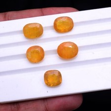 5 Pcs Natural Yellow Sapphire