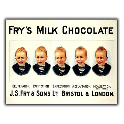 Fry chocolate boys metal - chocolate,