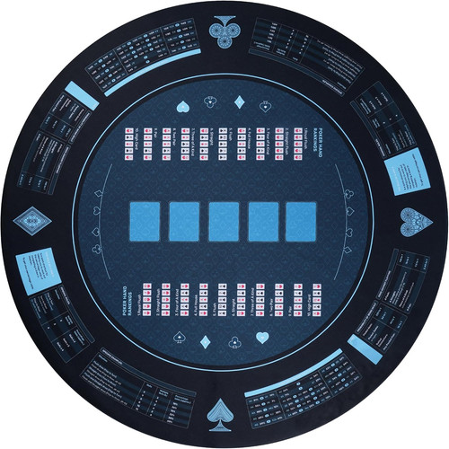 Pro round poker mat - poker,