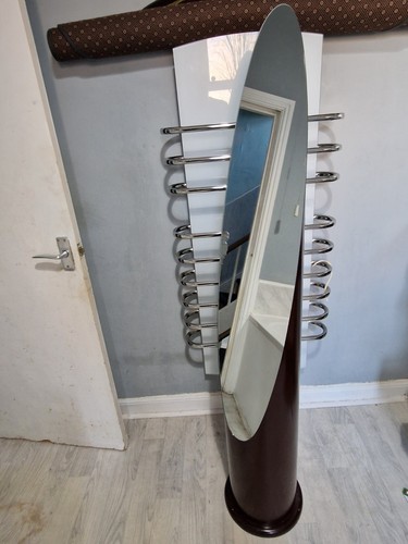 Vintage large lipstick mirror - lipstick,