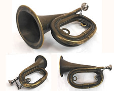WW1 Era 9" Brass Bugle &