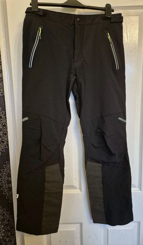 Quechua black ski trousers - quechua,