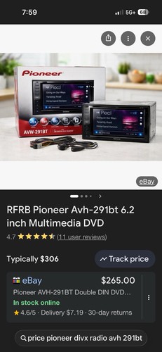 Pioneer avh 291bt din - avh-291bt, 2