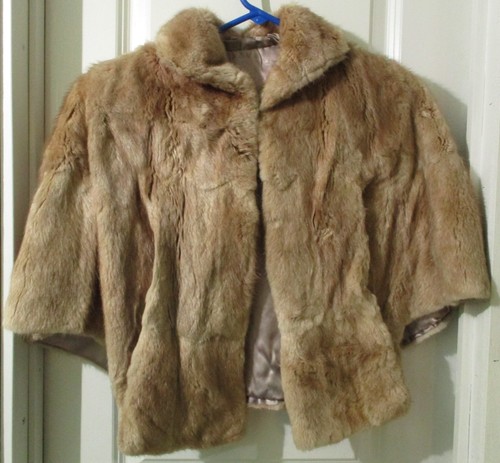 40s 50s short fur - cape, stole
