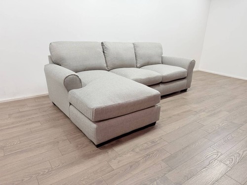 Lisbon grey fabric left hand - left,