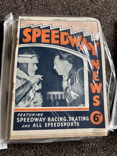Speedway news magazines vol - speedway,