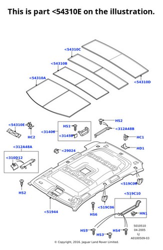 Land rover genuine - land, insulator