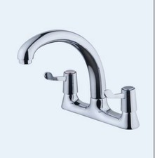 Modern Dual Lever Chrome
