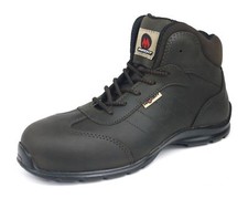 Mitho Plus Aimont Jallatte Safety Work Boots S3 Toecap Midsole Brown