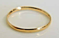 ANTIQUE VICTORIAN 18ct GOLD WEDDING BAND RING Dated 1858 Size K 1/2