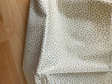 49x108cm gold metallic Xmas snowball dots fabric 1669  cotton fabric patchwork