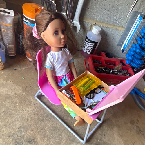 American girl doll school - girl,