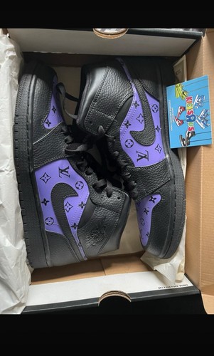 Custom jordan mid trainers - custom,