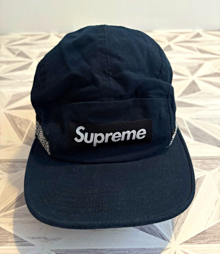 Supreme black panel cap - supreme,