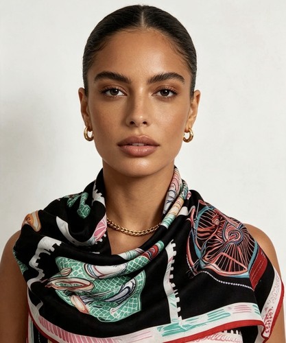 Ladies designer silk - ladies, scarf
