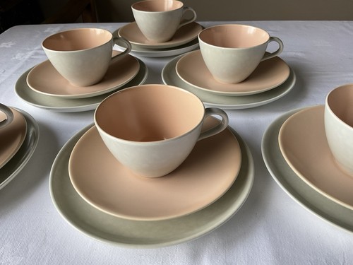 Vintage poole pottery - poole, twintone