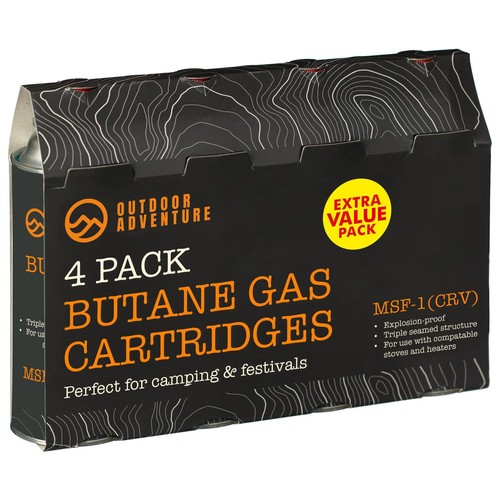 4pk outdoor adventure butane - 4pk,