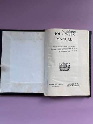 Vintage 1956 holy week - 1956,
