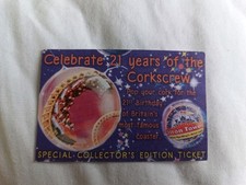 Vintage Used Alton Towers Ticket 2001 (School Advance)