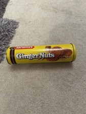 Vintage Retro McVitie's Ginger Nut Biscuit Tin with Lid