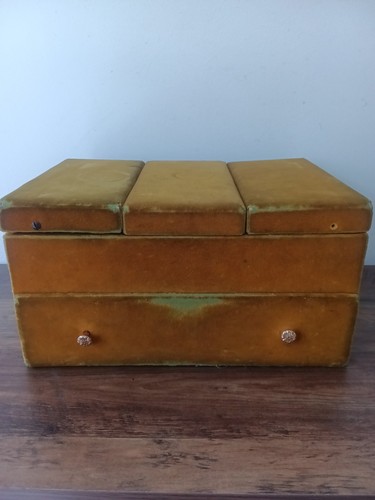 Vintage velvet covered - velvet,