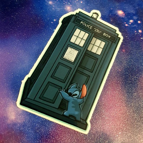 Who stitch tardis 100mm - dr,
