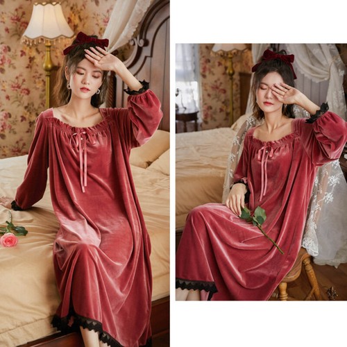 Women velvet sleepwear velour - women,