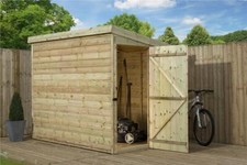 EX DISPLAY/SECOND Wooden Garden Shed  5X4 5ft x 4ft SHIPLAP PRESSURE TREATED T&G