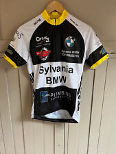 Score Tech Cycle Jersey Sylvania BMW | Men's | Black/White/Yellow | Medium |