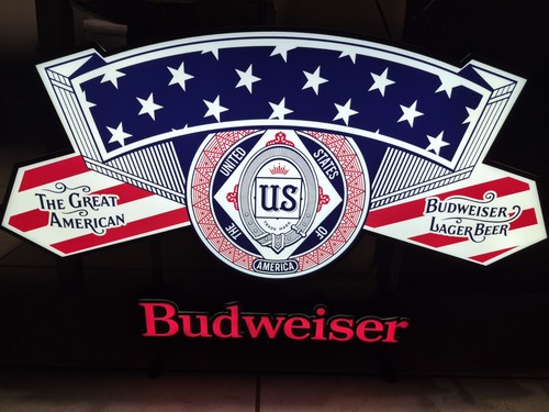 Budweiser led neon wall - led,