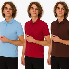 Mens polo T-shirt Work Shirts