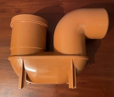 110mm Low Back P Trap Underground Drainage
