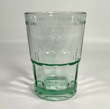 Bacardi Rum Green Glass
