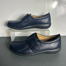 Women’s - NEW - HOTTER -  “Sugar” Blue Leather Shoes - Size UK 6.5 /  RRP £89