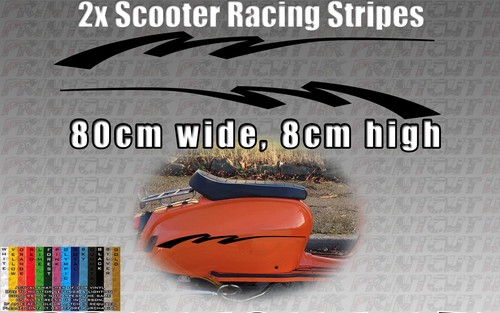 Scooter racing stripes - scooter,