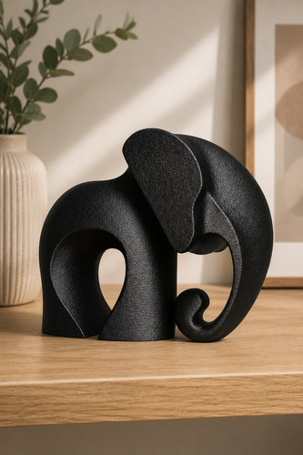 Modern elephant sculpture - modern, –