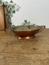 Vintage Copper Oval Planter