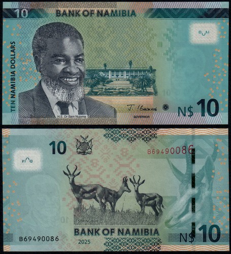 Namibia dollars 2025 - dollars,