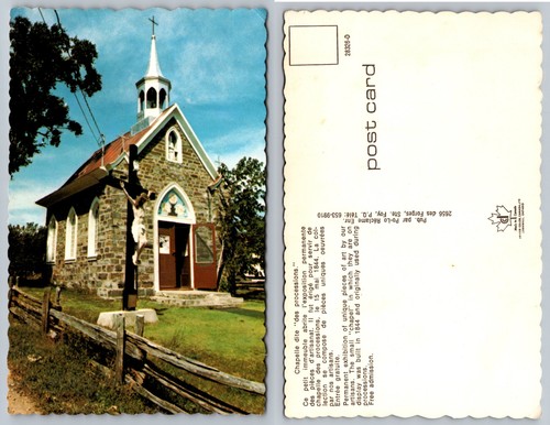 Stone chapel exterior cross - exterior,