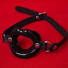 Bondage Open Mouth Gag Lips