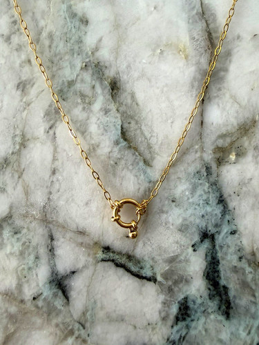 18k gold plated vintage - vintage, clasp
