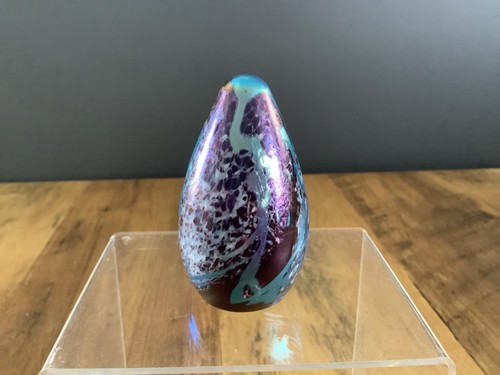 Vintage egg shaped - shaped, glass